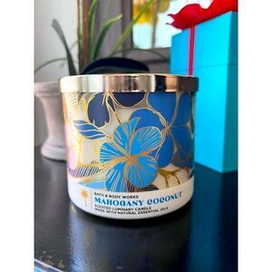 BBW MAHOGANY COCONUT Candle Bath And Body Works